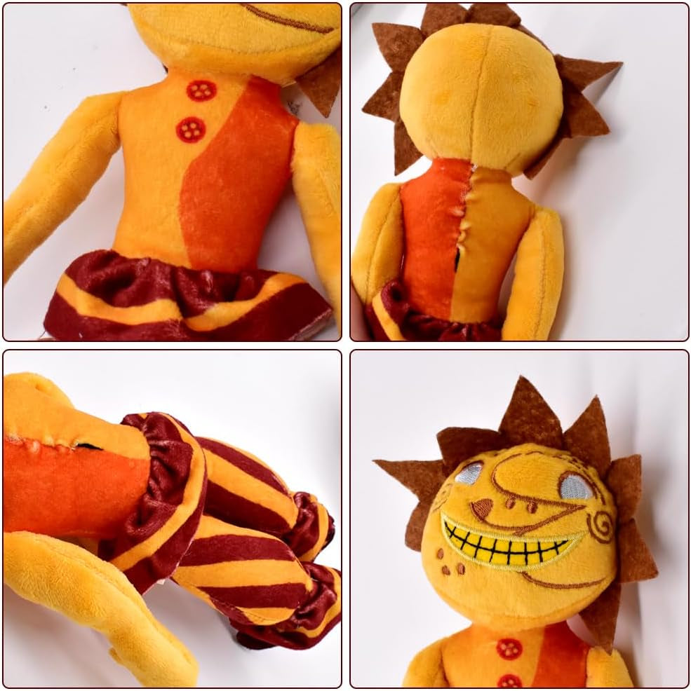 FNAF Sundrop Plushies, FNAF Sundrop Moon Plush, FNAF Cartoon Plushie, Joker Character Cartoon Plush Toys, Gifts for Kids Friends