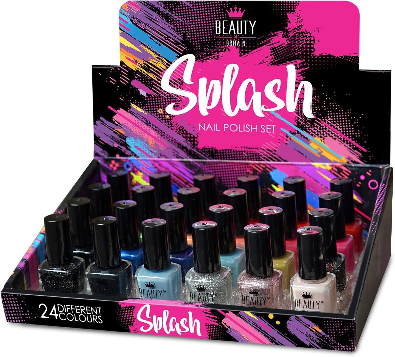 Splash 24 X Nail Polish Varnish Set