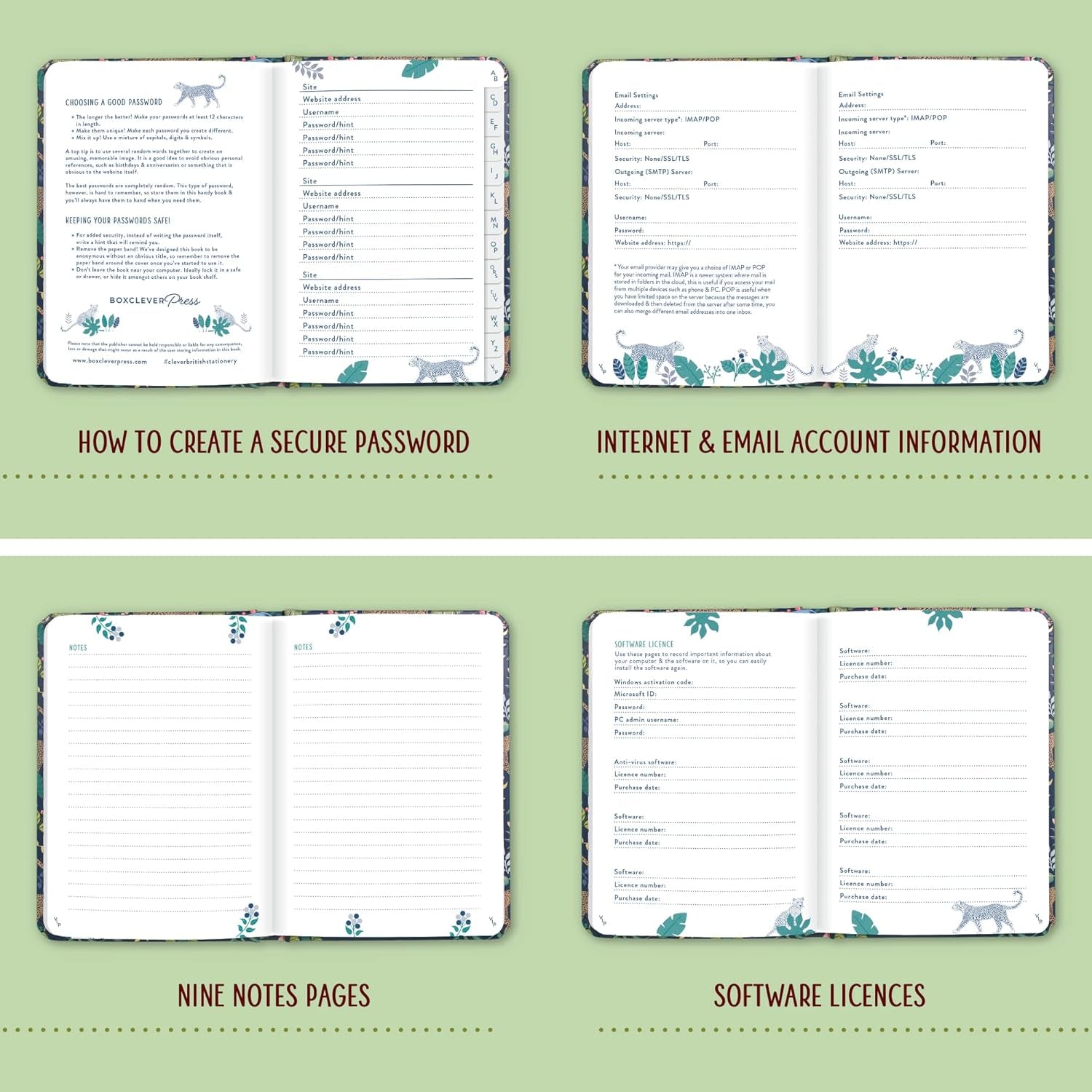 Password Book. Never Forget a Password Again! Easy to Use Internet Password Book with Alphabetical Tabs for All Your Login Details. Untitled Password Book Small 11 X 15.5Cm