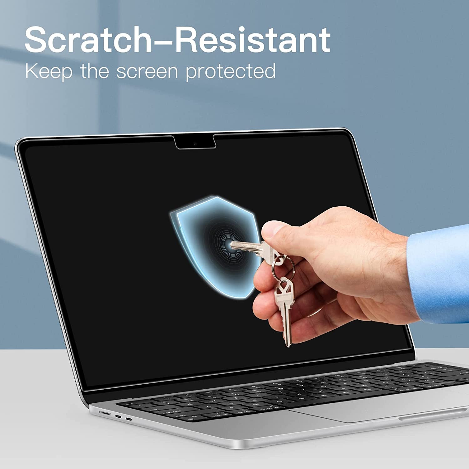 Premium Anti-Glare PET Matte Screen Protector for MacBook Air 13.6 Inch (2024/2022, M3/M2) - Anti-Fingerprint, 2-Pack