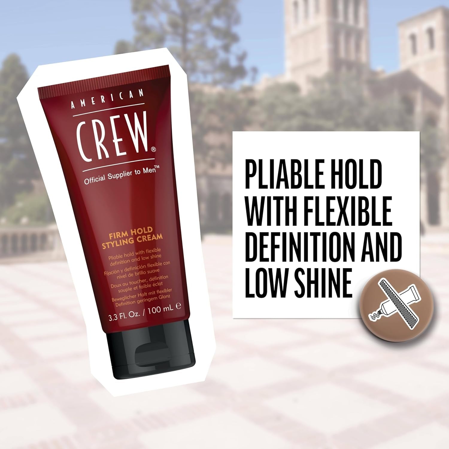 American Crew Firm Hold Styling Cream, 100 Millilitre, (Pack of 1)