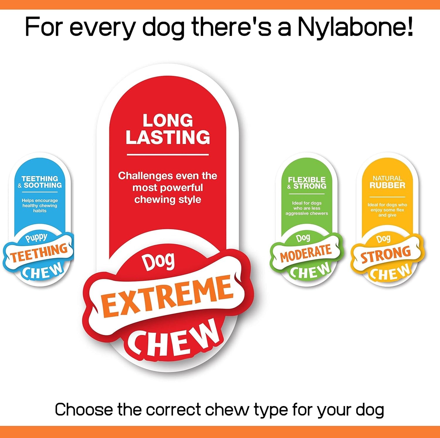 Extreme Tough Pro Action Dog Chew Toy, Cleans Teeth, Bacon Flavour, Medium, for Dogs up to 16 Kg