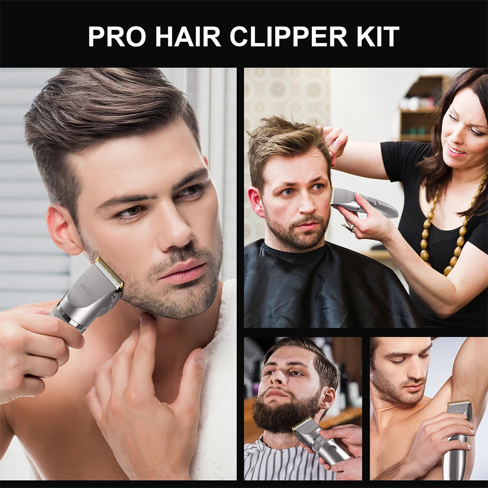 Hair Trimmer for Men Hair Clippers for Barbers Electric Trimmer Rechargeable Cordless Shaver (Oii Not Included)）