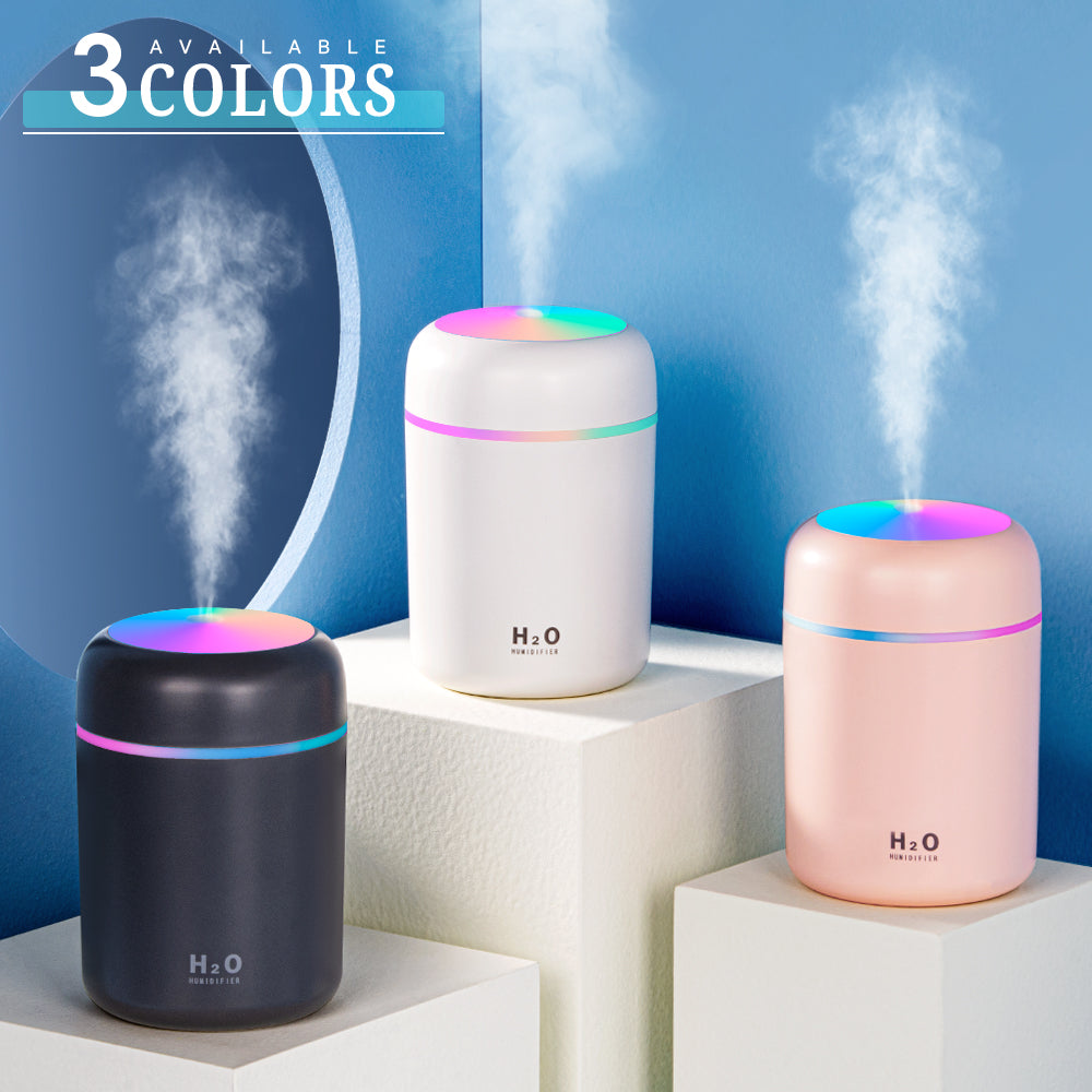 Humidifier Portable USB Ultrasonic Colorful Cup Aroma Diffuser Cool Mist Maker Air Humidifier Purifier with Light for Car Home