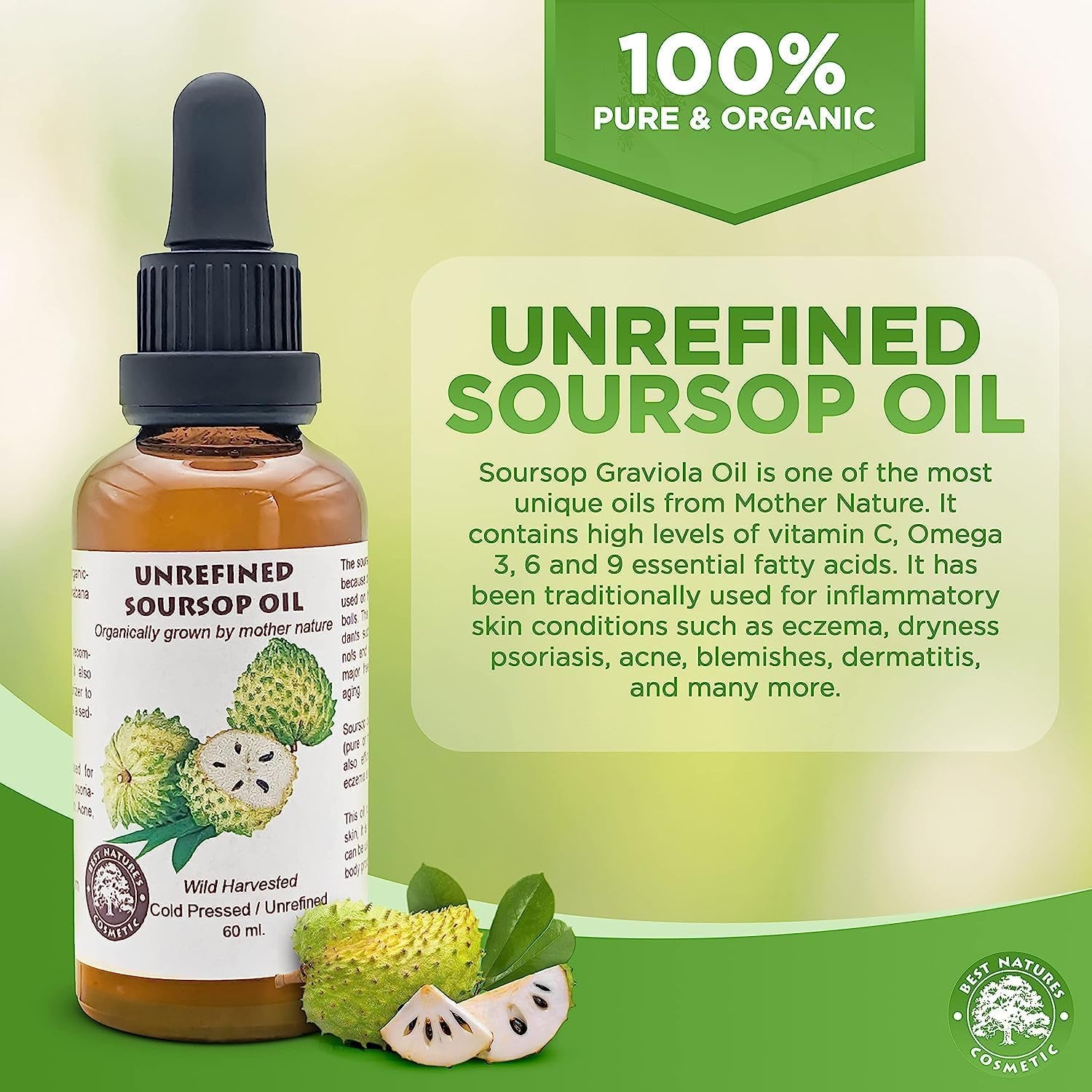 Virgin Soursop Graviola Guanabana Oil