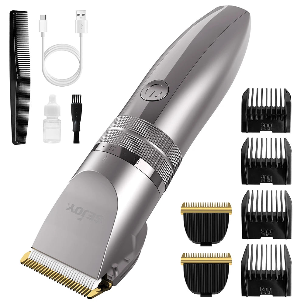 Hair Trimmer for Men Hair Clippers for Barbers Electric Trimmer Rechargeable Cordless Shaver (Oii Not Included)）