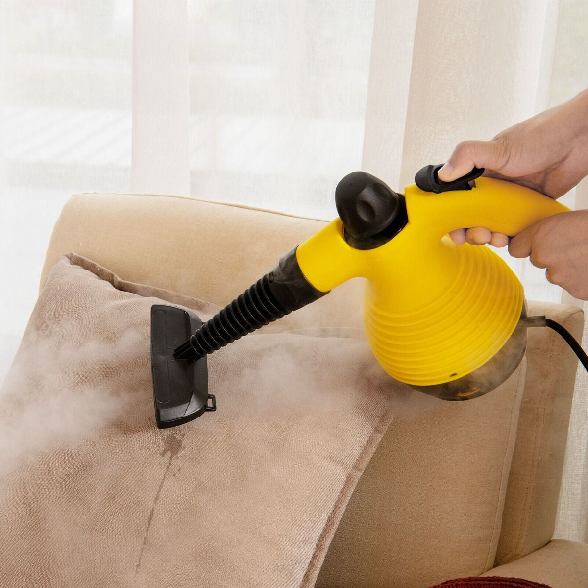 Multi-Purpose Handheld Steam Cleaner with 9 Piece Accessories