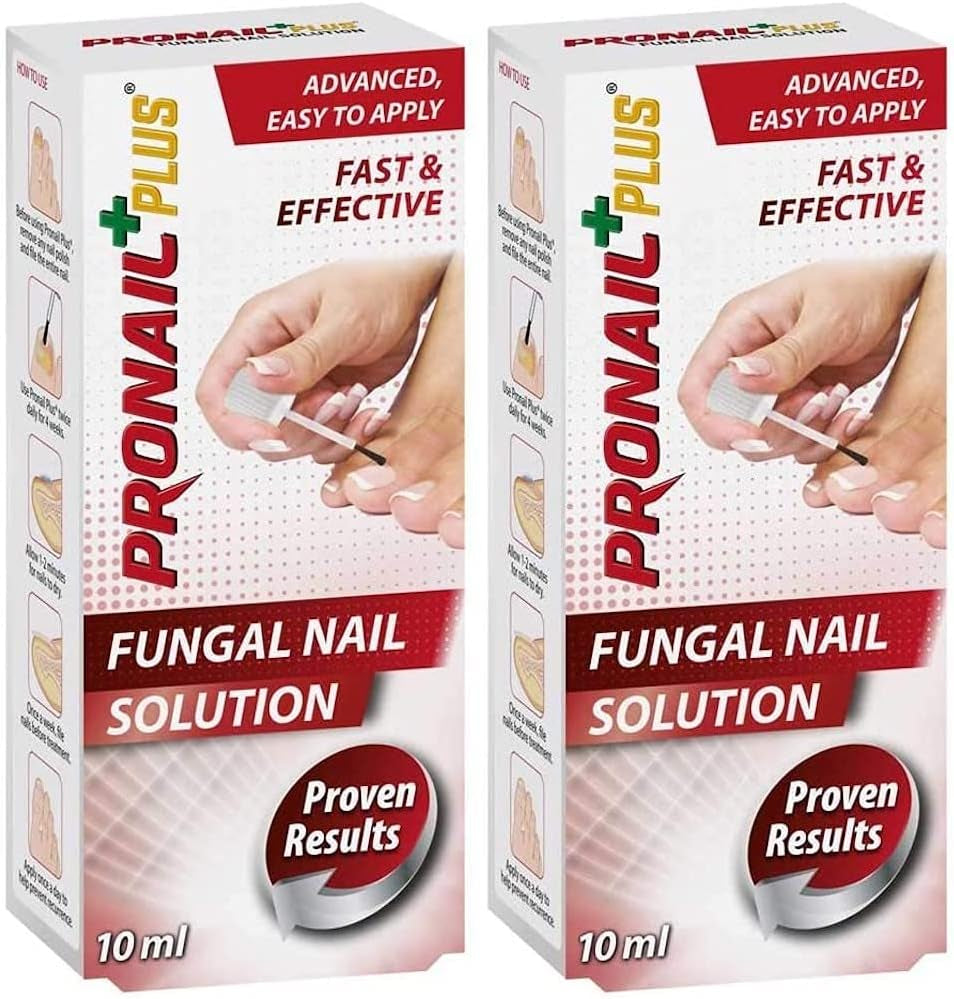 Pronail plus Fungal Nail Solution 10 Ml Brush Application Twin Pack