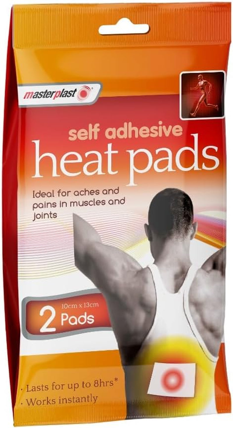 12 X Master Plast Self Adhesive Heat Pads, Lasts up to 8 Hours Each, 6 Packs of 2.