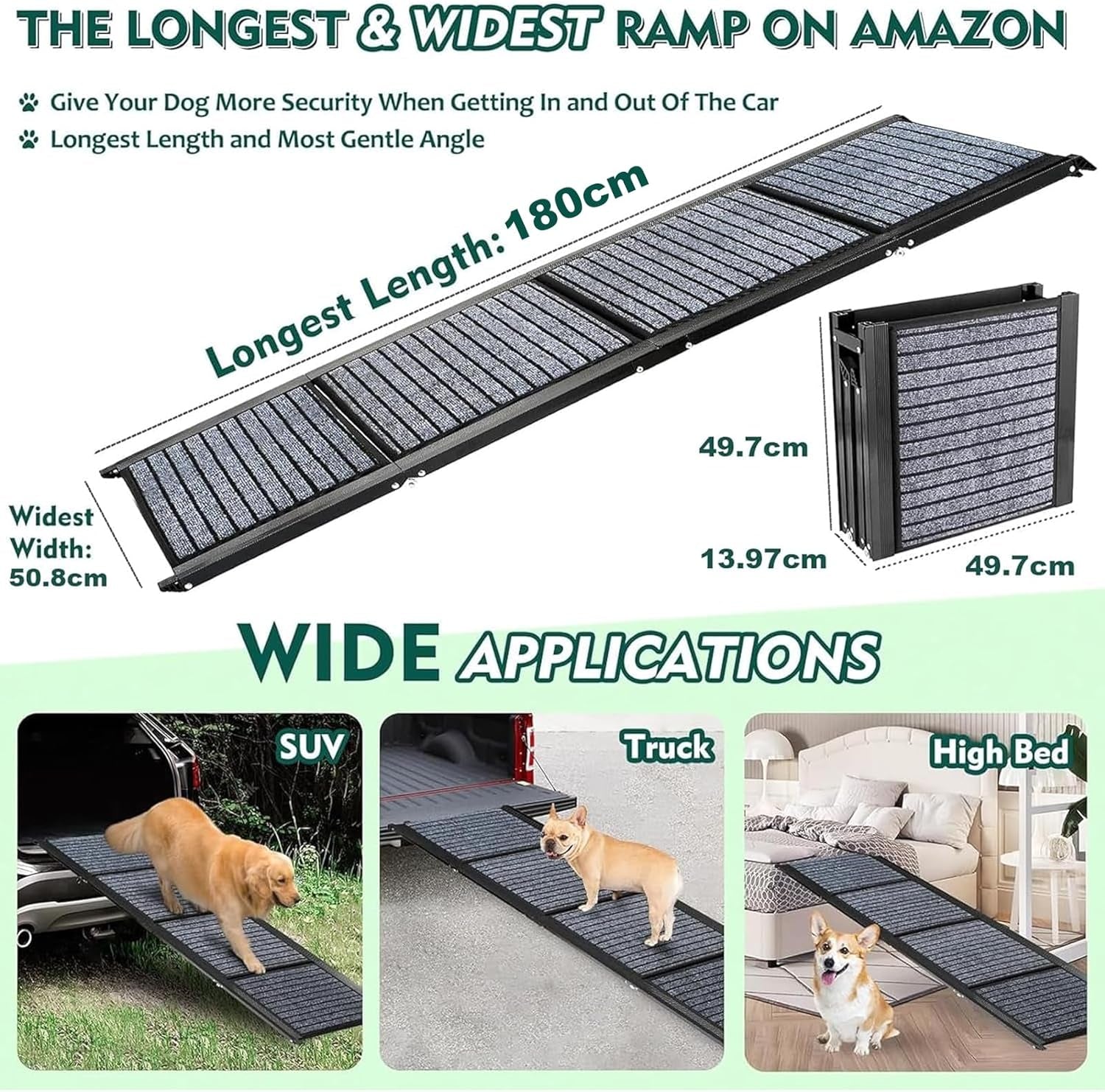 Protable Dog Ramp for Large Dogs