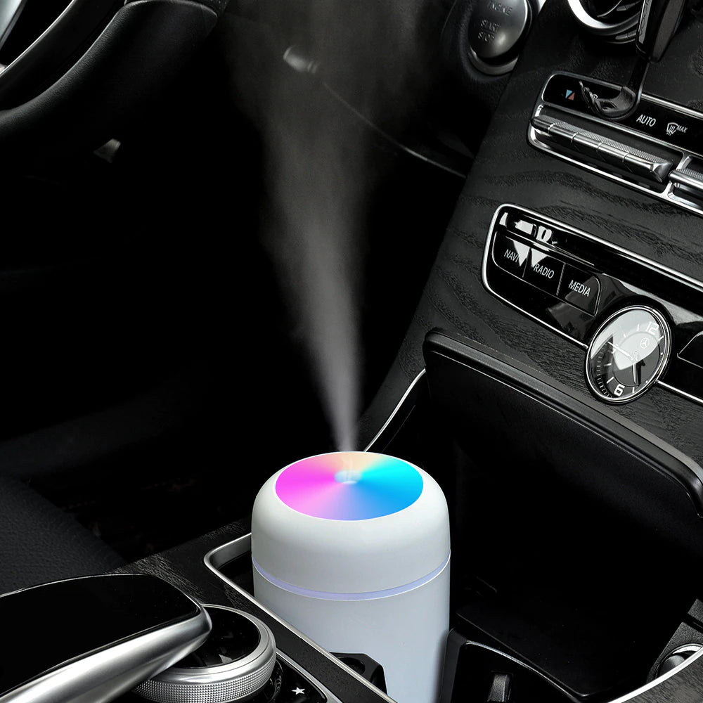 Humidifier Portable USB Ultrasonic Colorful Cup Aroma Diffuser Cool Mist Maker Air Humidifier Purifier with Light for Car Home